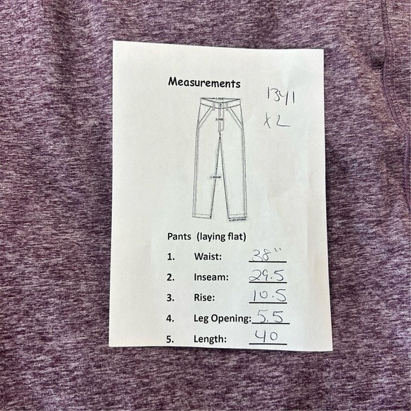 Z by Zella Women's Joggers Heathered Purple Size XL Elastic Waistband - Picture 9 of 9